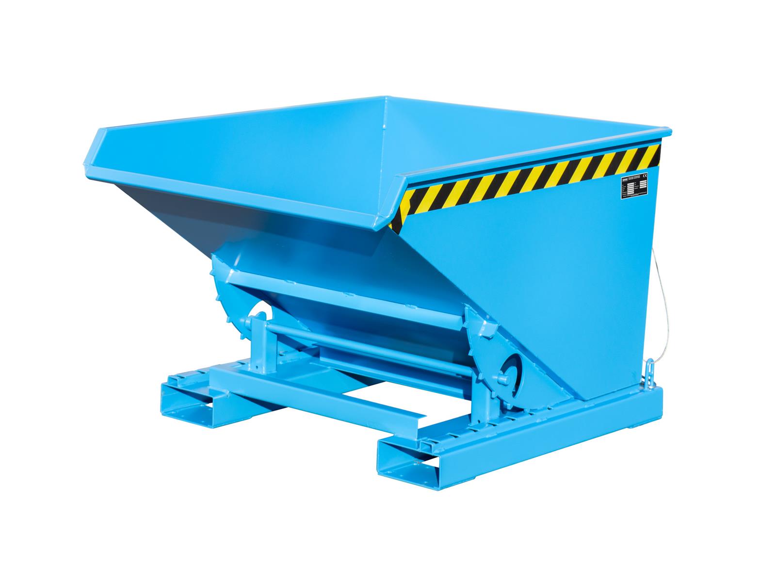 Kippbehälter EXPO 600 0,60m³ 1260x1070x835mm RAL 5012 Lichtblau