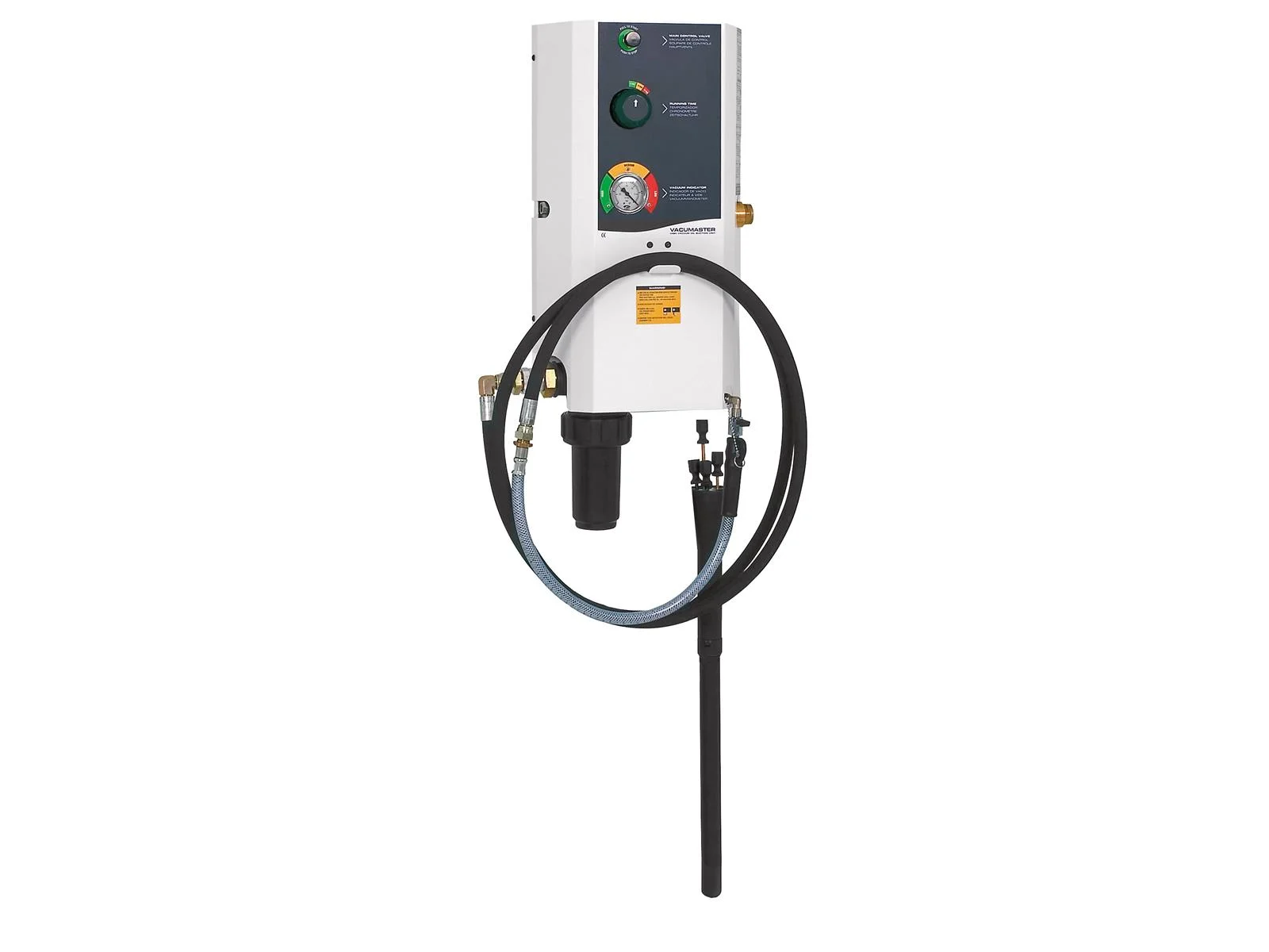 Sistema di aspirazione dell’olio esausto Vacumaster VM-W per montaggio a parete SAMOA-Hallbauer