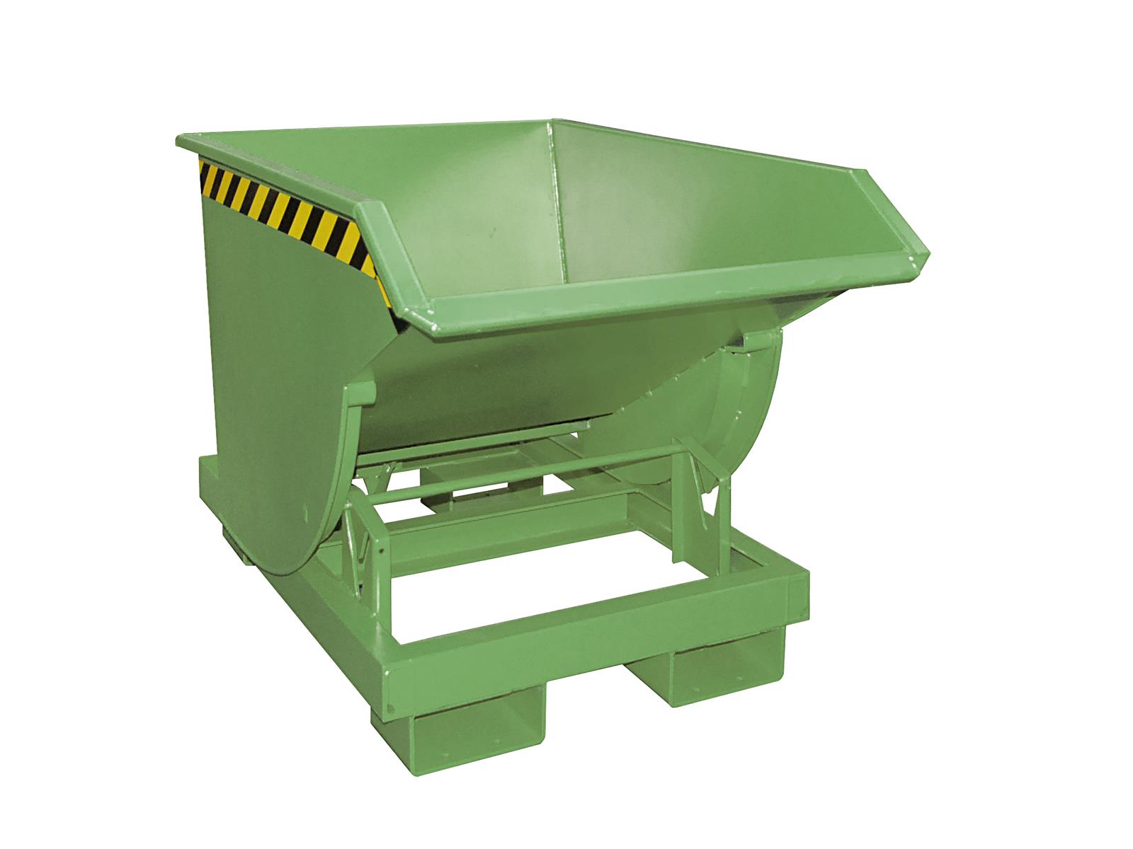 Kippbehälter BKM 50 0,50m³ 1550x820x1045mm RAL 6011 Resedagrün