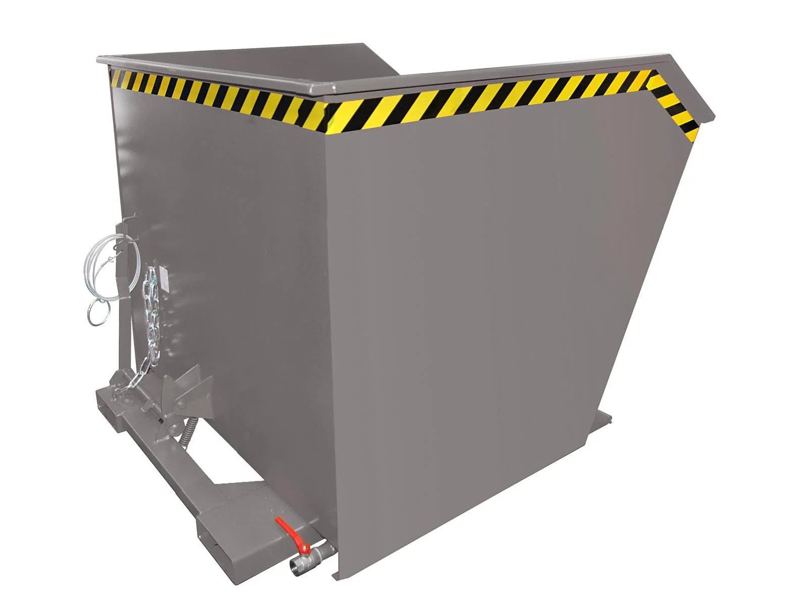Spänebehälter SGU 200 2,00m³ 1640x1680x1090mm RAL 7005 Mausgrau
