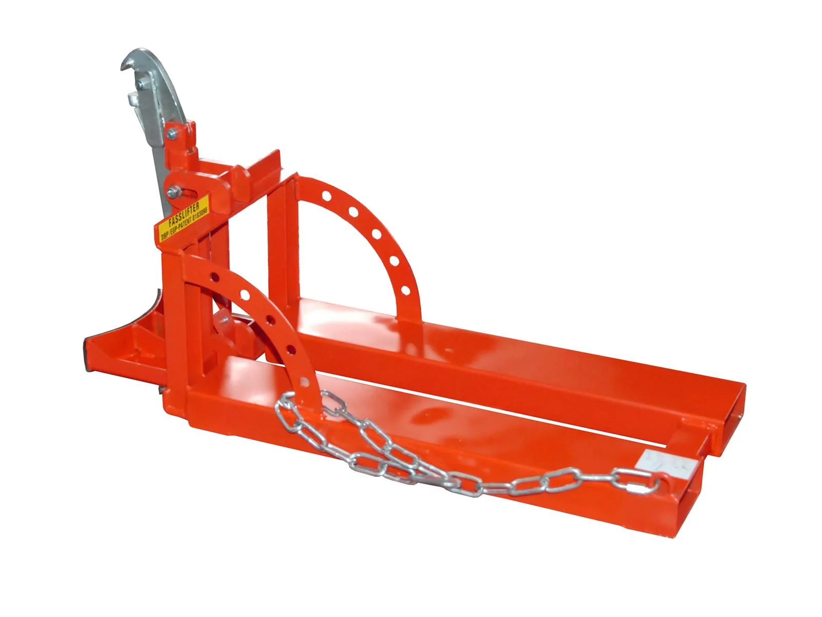 Fasslifter RS 60 1050x410x560mm 1x 200 Liter Fass RAL 3000 Feuerrot