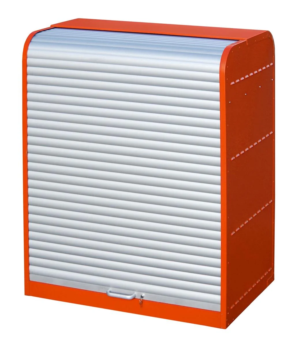 Gefahrstoff-Rolladenschrank RSG-4 1300x870x1610mm RAL 3000 Feuerrot