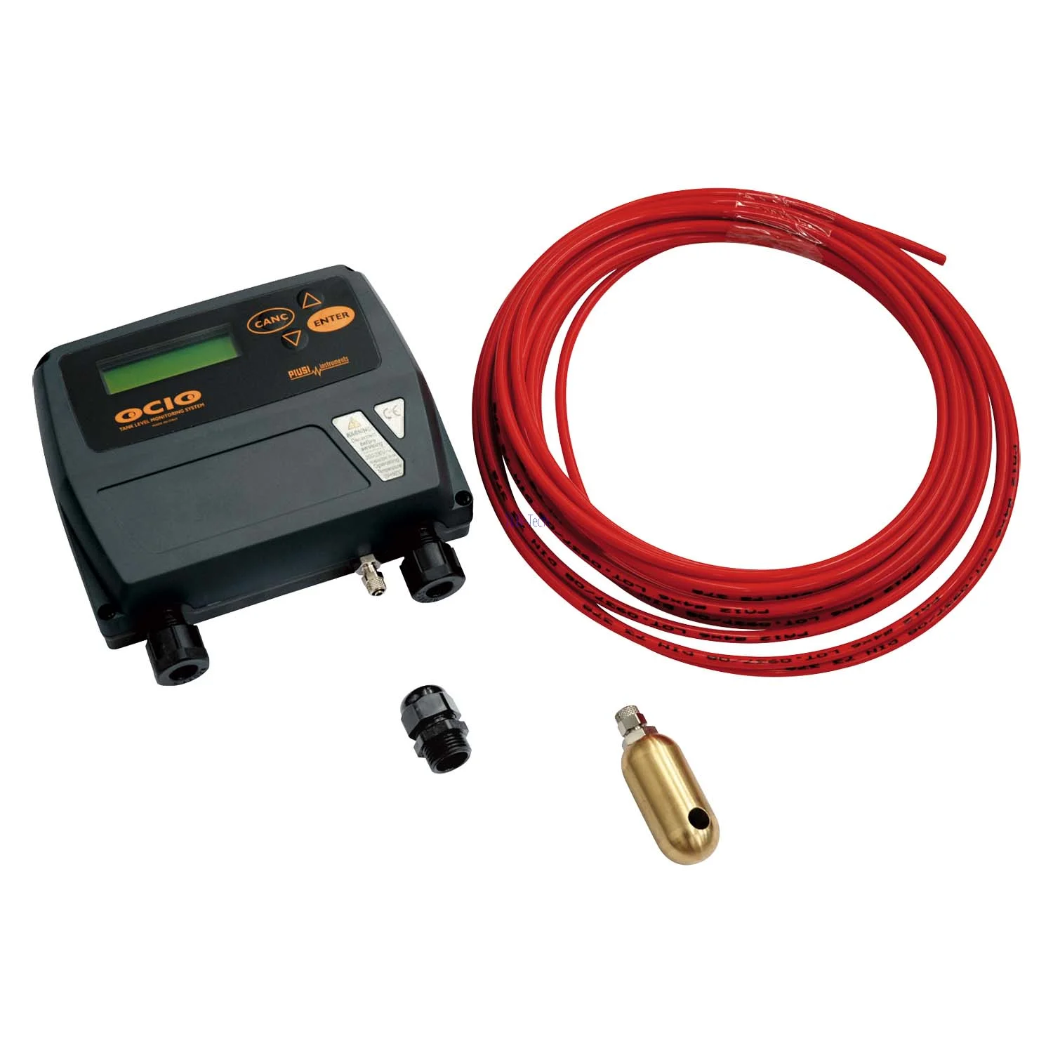 PIUSI OCIO indicatore di livello del serbatoio fino a 30 cSt con uscita RS, Druck, Steuerung, Anzeige, Kabel, Stecker
