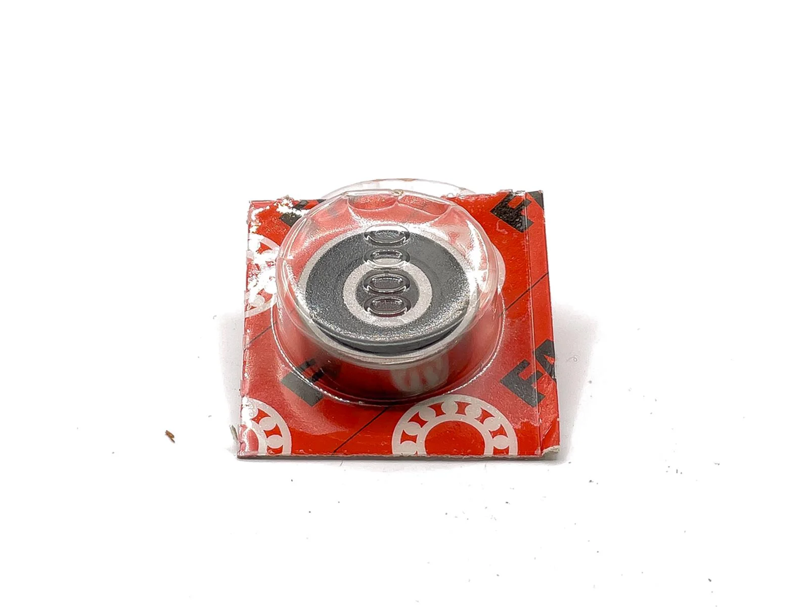 Cuscinetto a sfere a gola profonda 19x6x6, Lager, Laufrollenlager, Metallring, Zylinder, Verpackung rot
