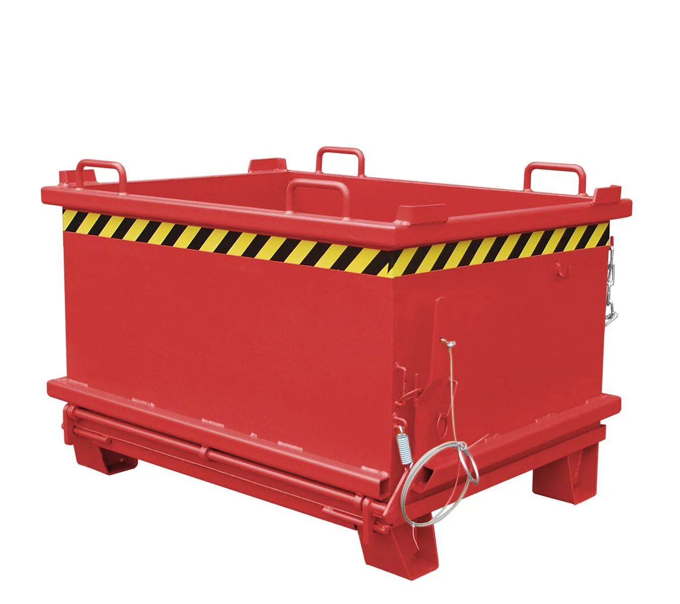 Folding Bottom Container SB 500 0.50m³ 1035x1310x700mm RAL 3000 Flame Red