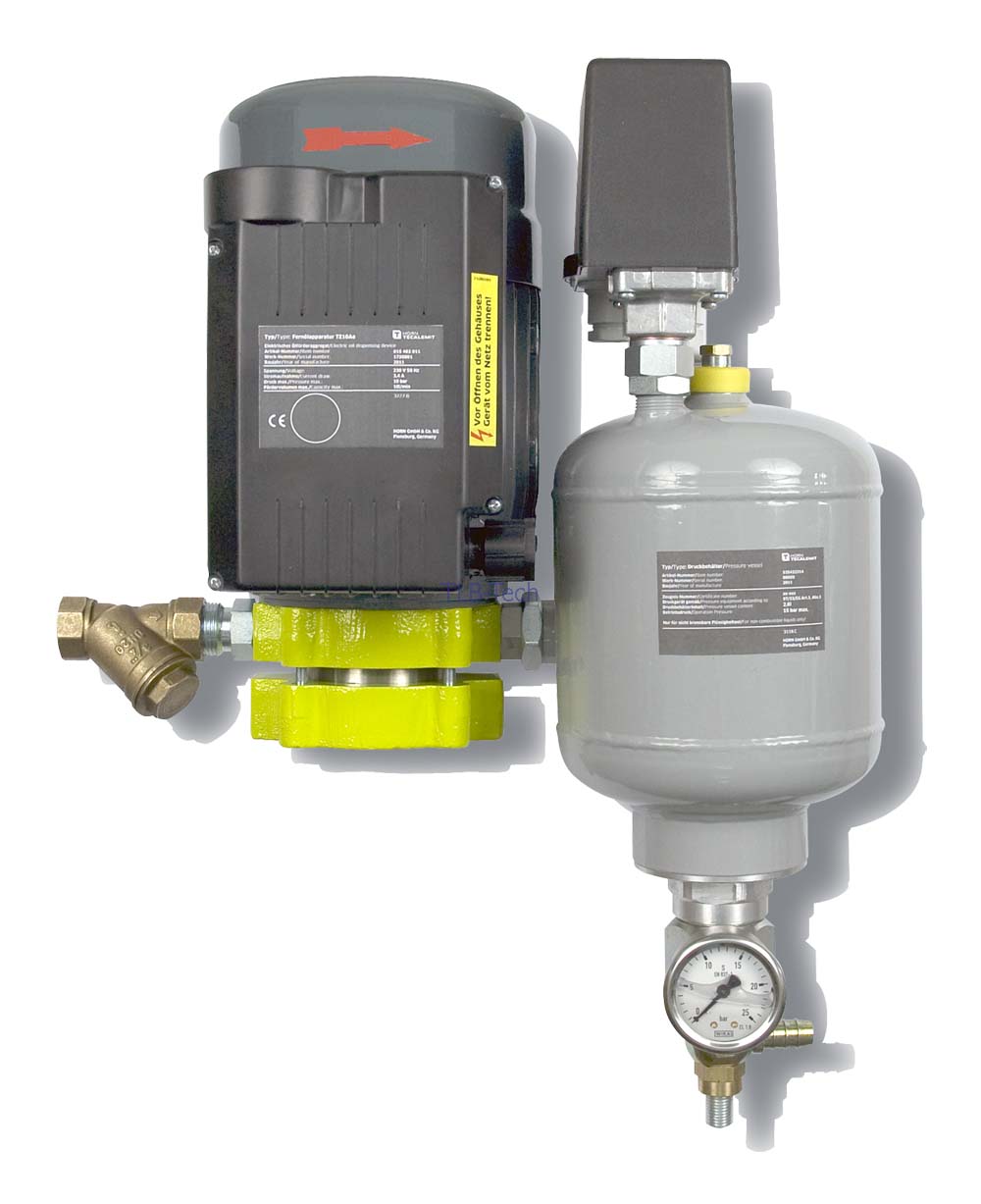 Elektropumpe für Frischöl Fernölapparatur TZ10Ae, eichfähig Membrandruckregler