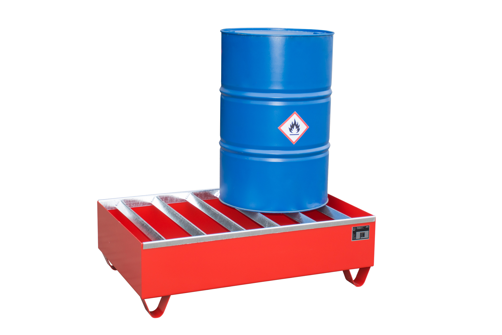 Profilwanne 1200x800x360mm 224 Liter Typ PW 200-2 Profilwanne 1200x800x360mm 224 Liter Typ PW 200-2 RAL 3000 Feuerrot