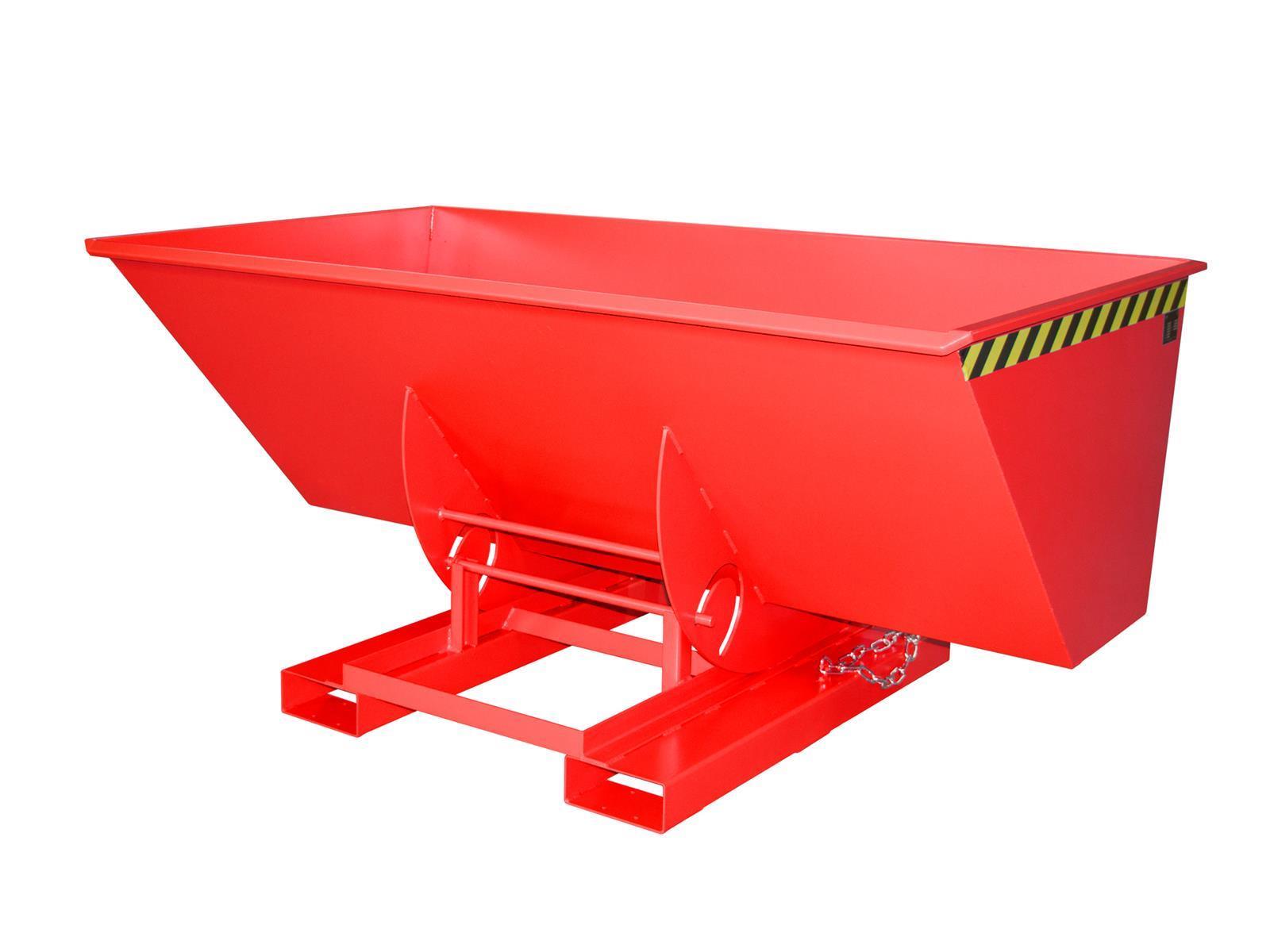 Tipping Container 1.50m³ 1420x2290x1070mm AK 150 RAL 3000 Flame Red