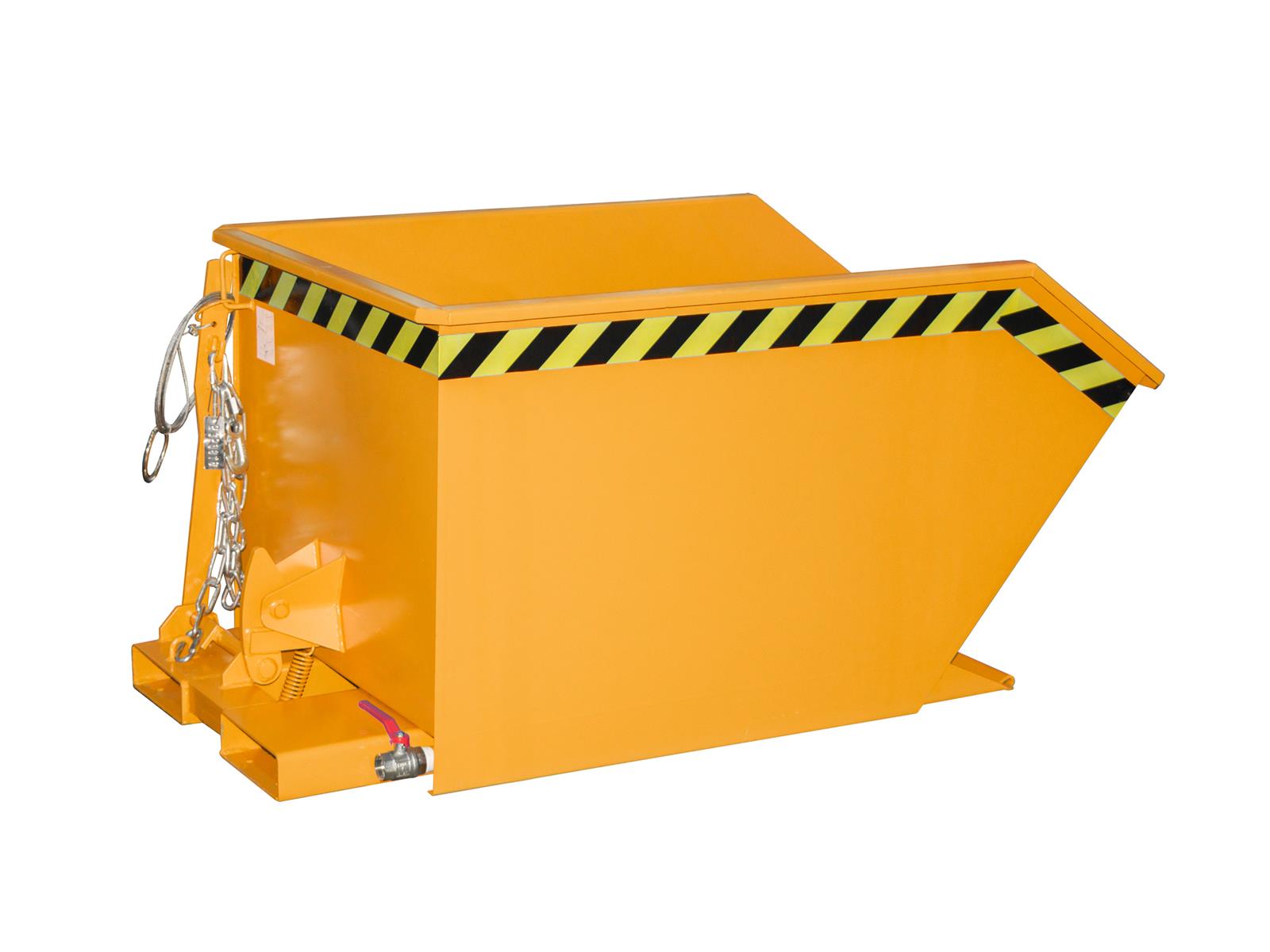 Spänebehälter SGU 50 0,50m³ 1440x780x680mm RAL 2000 Gelborange