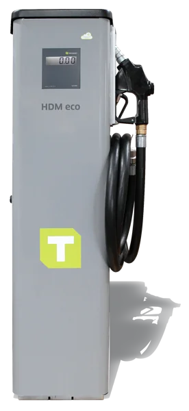 Distributore diesel HDM 100 eco con contatore di litri TECALEMIT, colonna di erogazione