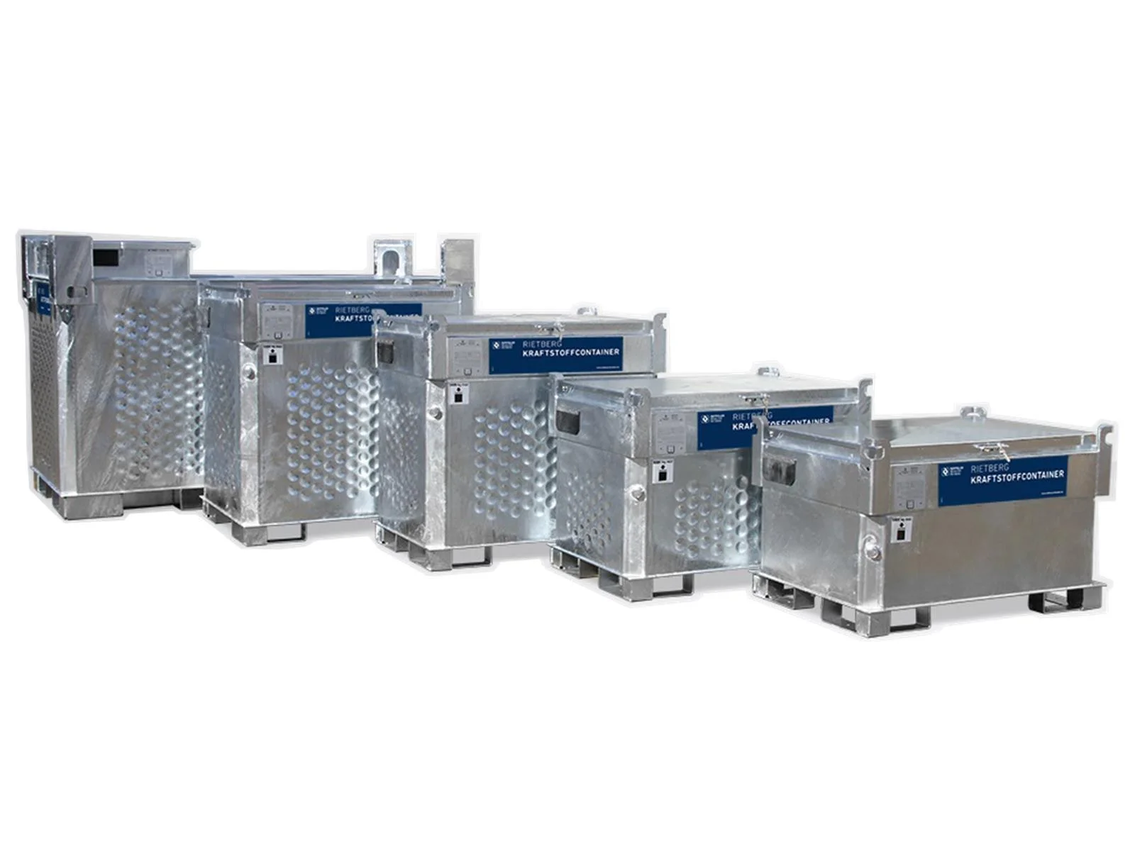 Serbatoio di benzina da 1000 litri con pompa da 12 V - Stazione di rifornimento mobile, impianto di stoccaggio benzina Rietberg