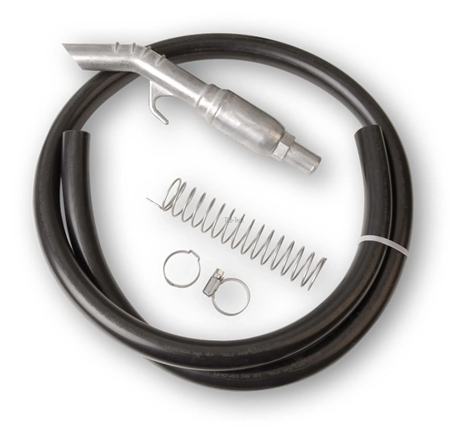 Raccordo per tubo flessibile 40X, lungo 1,5 m, DN 19 x 4, HORN 40X, con valvola AV 20 HORN TECALEMIT, Luftkompressor-Schlauch, Ventil-Schlauch, Kolben-Spring, Metallclip, Satz Zubehör
