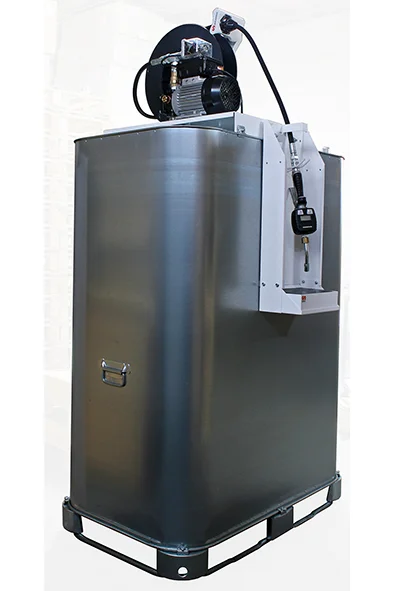 Impianto oleodinamico compatto EZP 0,5 – serbatoio, SA braccio singolo da 10 m, scarico.