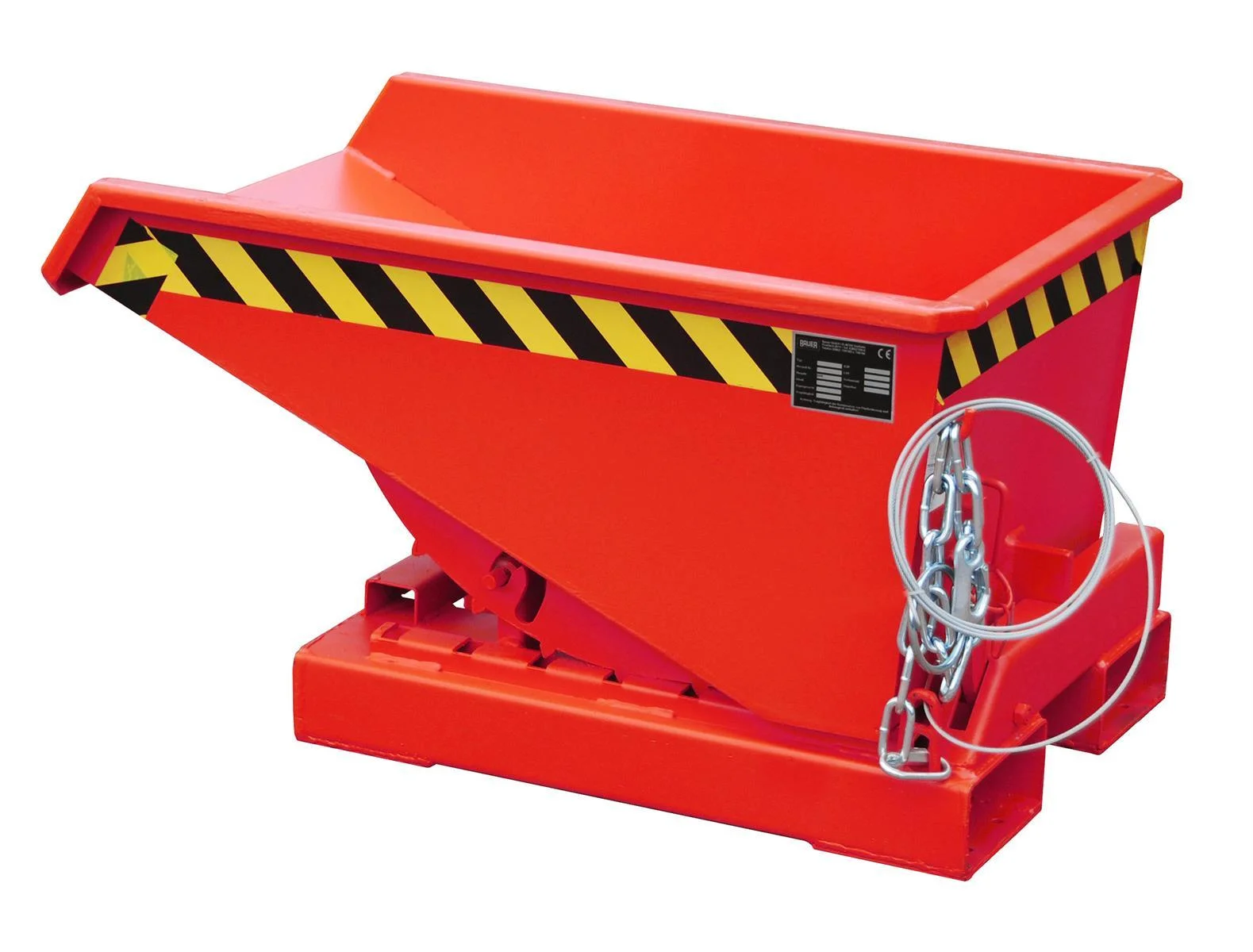 contenitore ribaltabile EXPO 150 0,15 m³ 960×640×540 mm RAL 3000 rosso fuoco