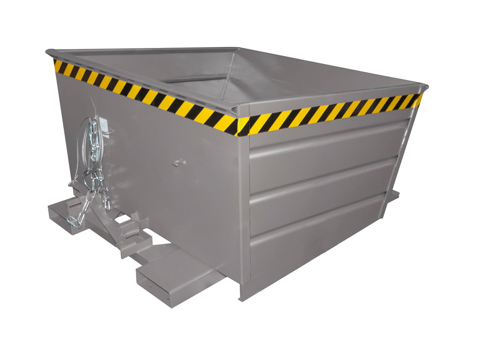 Kippbehälter VD 800 0,80m³ 1375x1200x730mm RAL 7005 Mausgrau