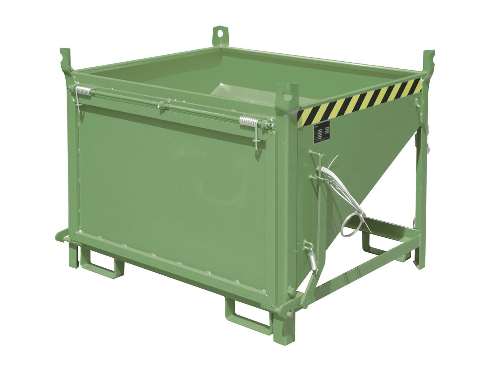 Silobehälter SGK 50 0,50m³ 1000x1200x935mm RAL 6011 Resedagrün