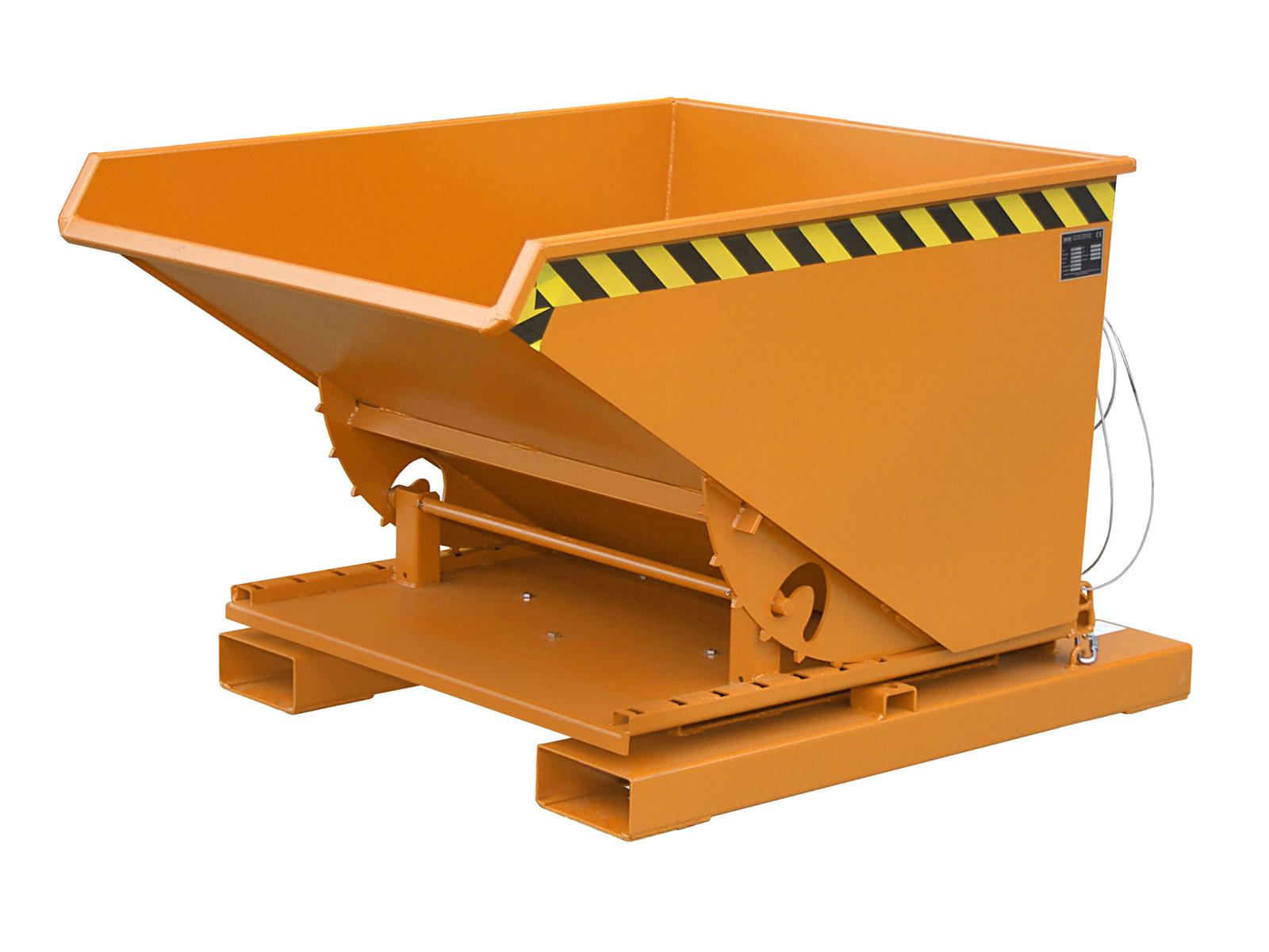 Kippbehälter 3S 600 0,60m³ 1460x1070x890mm RAL 2000 Gelborange