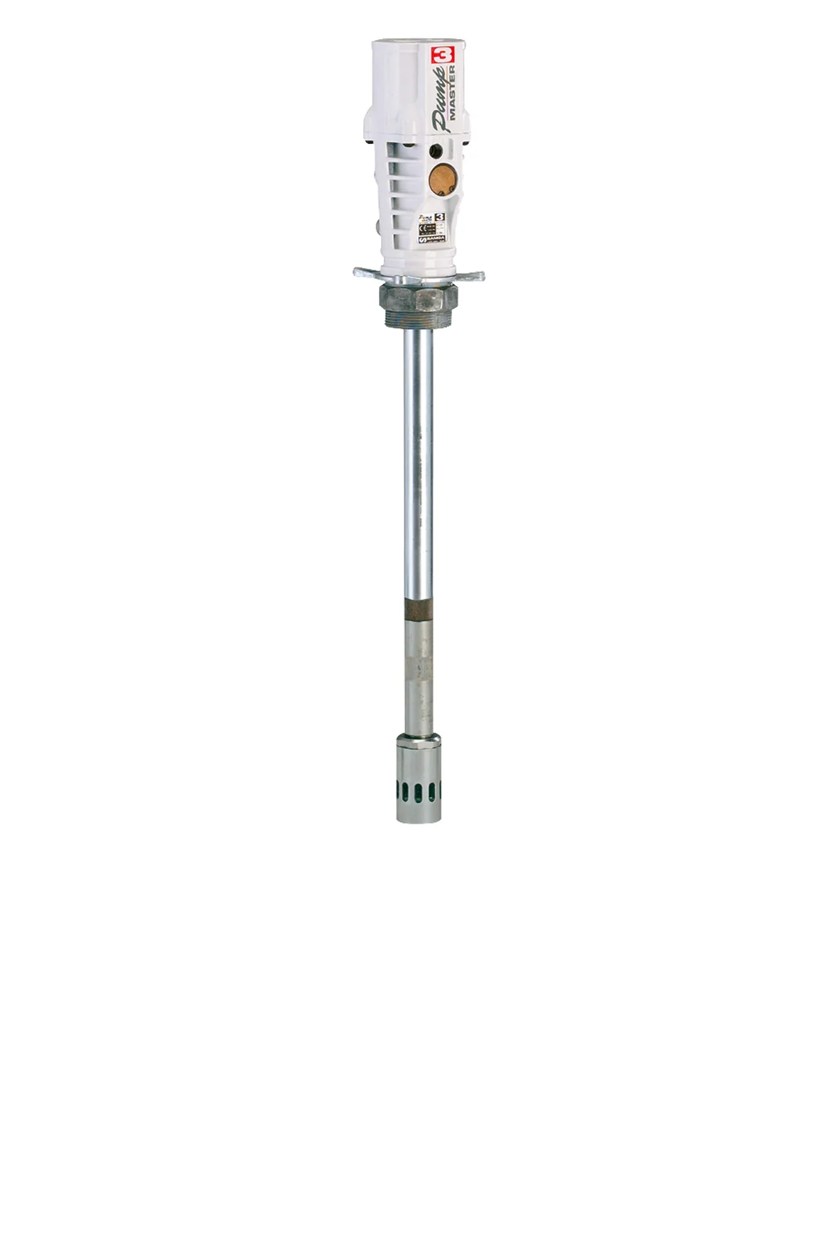 SAMOA Air-Operated Grease Pump PM3 55:1, 410 mm Pump Tube for 12.5 to 20 kg pails
