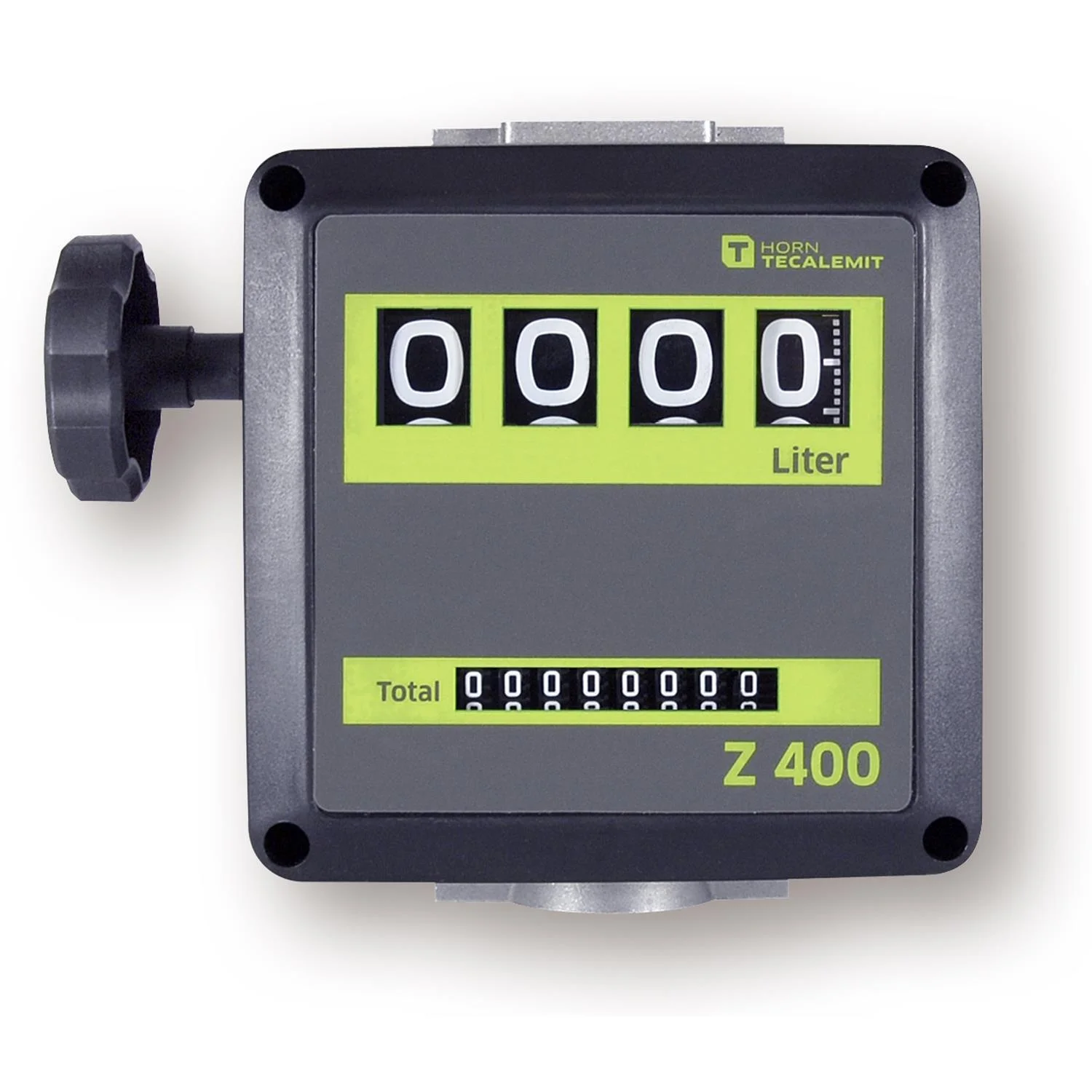 Contatore meccanico a rotolo Z 400 da basso verso alto, Zähler, Liter, digitale Anzeige, mechanischer Messfühler, Totalizer