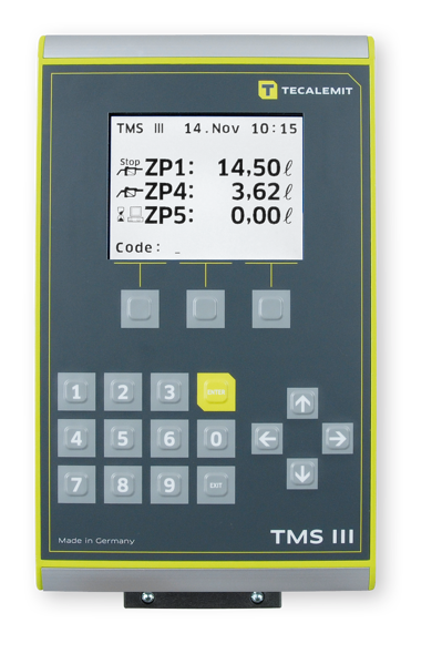 Ölmanagementsystem für Frischöl TMS III, Zentraleinheit, MID Ölmanagementsystem für Frischöl TMS III, Zentraleinheit, MID
