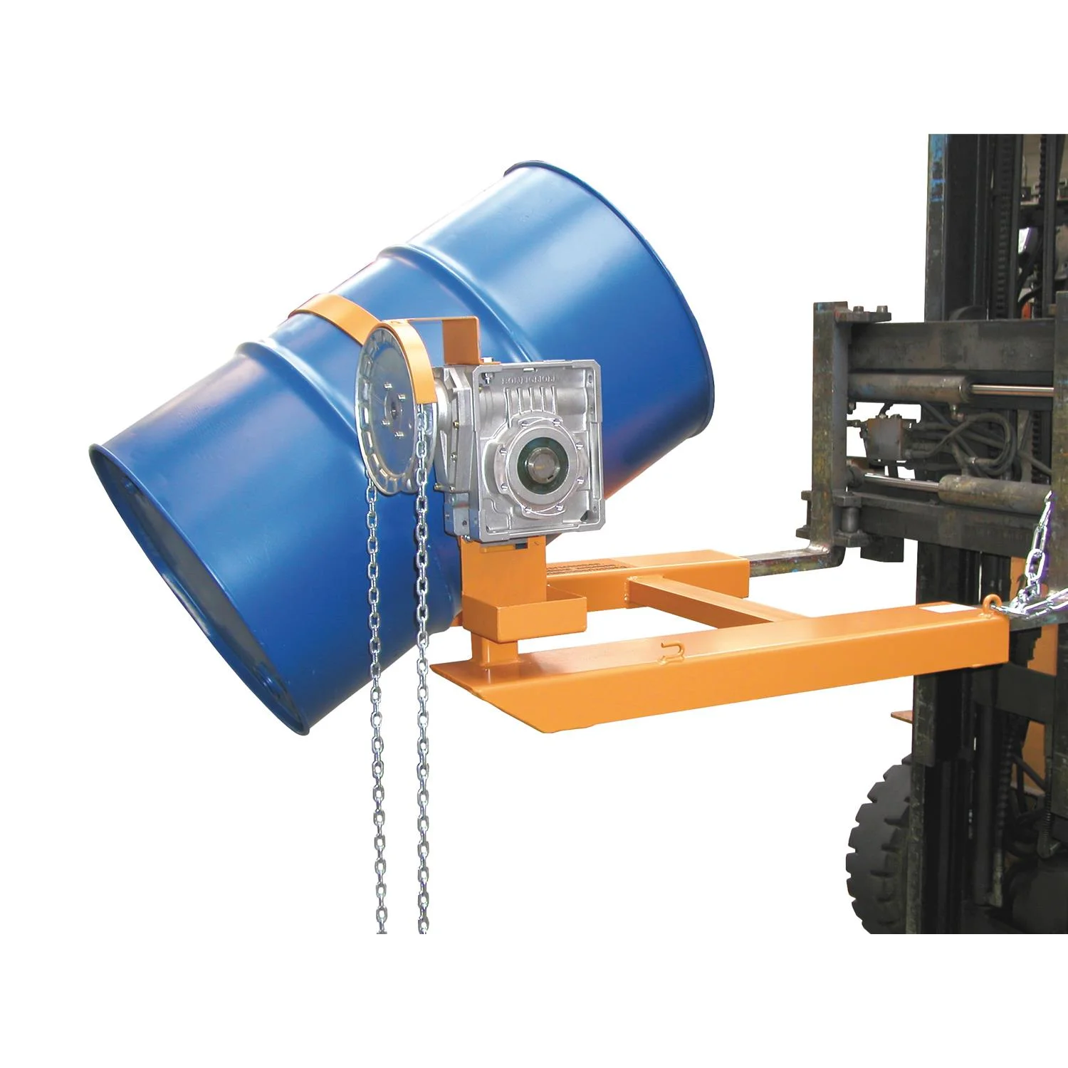 Presa per fusti con catena infinita per carrelli elevatori 1245×1100×610 mm