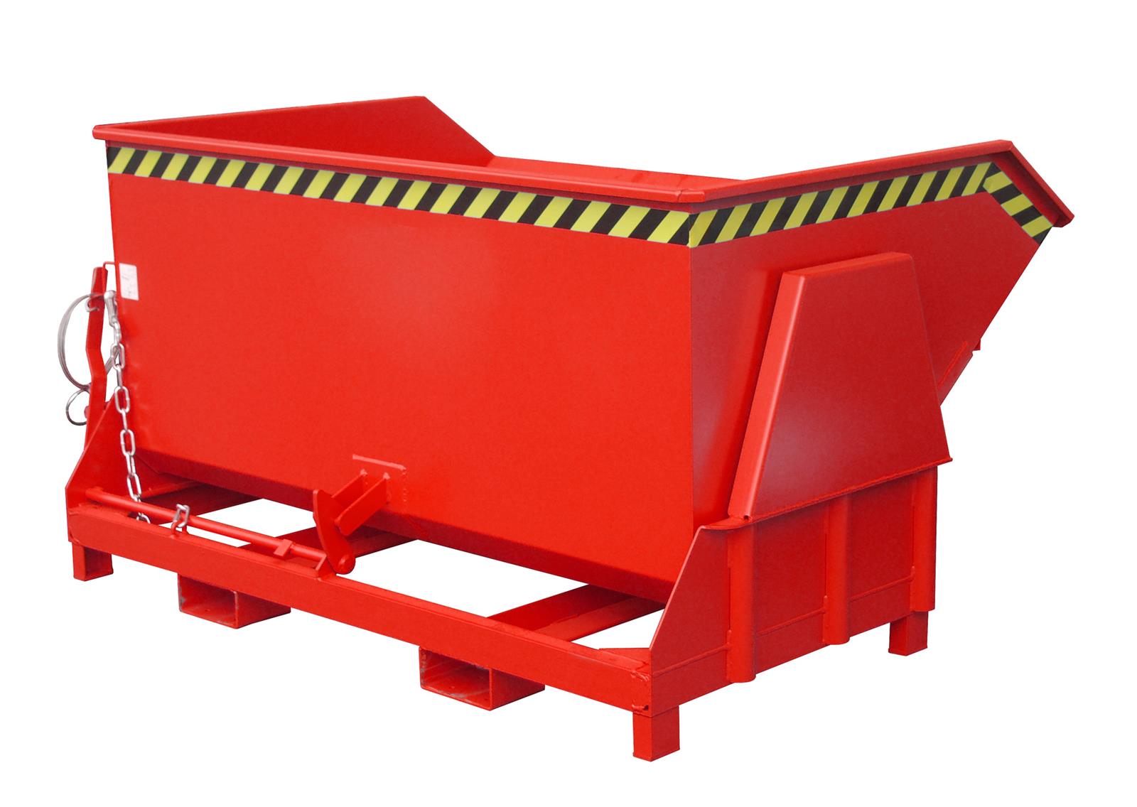 Tipping Container BK 150 1.50m³ 1430x1950x1070mm RAL 3000 Flame Red
