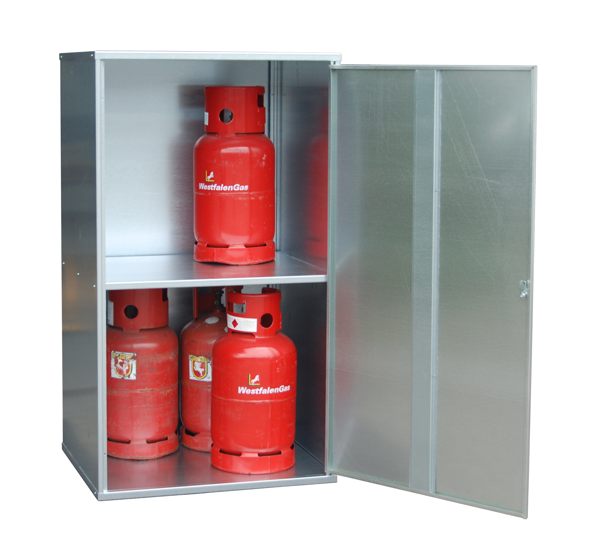 GFD-G – Gasflaschen-Depot (geschlossen, verzinkt) GFD-G – Gasflaschen-Depot (geschlossen, verzinkt)