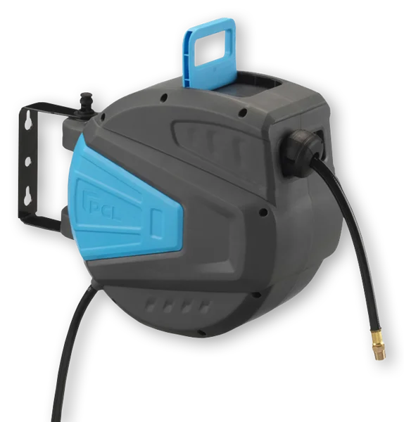 Rullo avvolgitubo retrattile per aria compressa da 8 m - compatto (DN8) 1/4" AG PCL