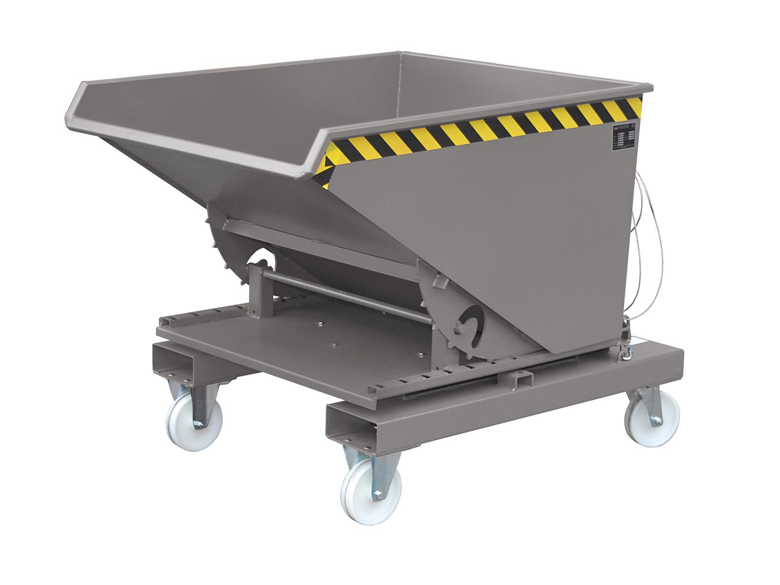 Kippbehälter 3S 600 0,60m³ 1460x1070x890mm RAL 7005 Mausgrau
