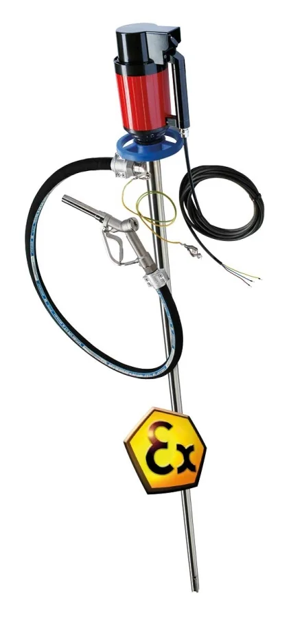Jessberger set completo di pompe per fusti JP-440 SS 1000 mm EX per liquidi infiammabili