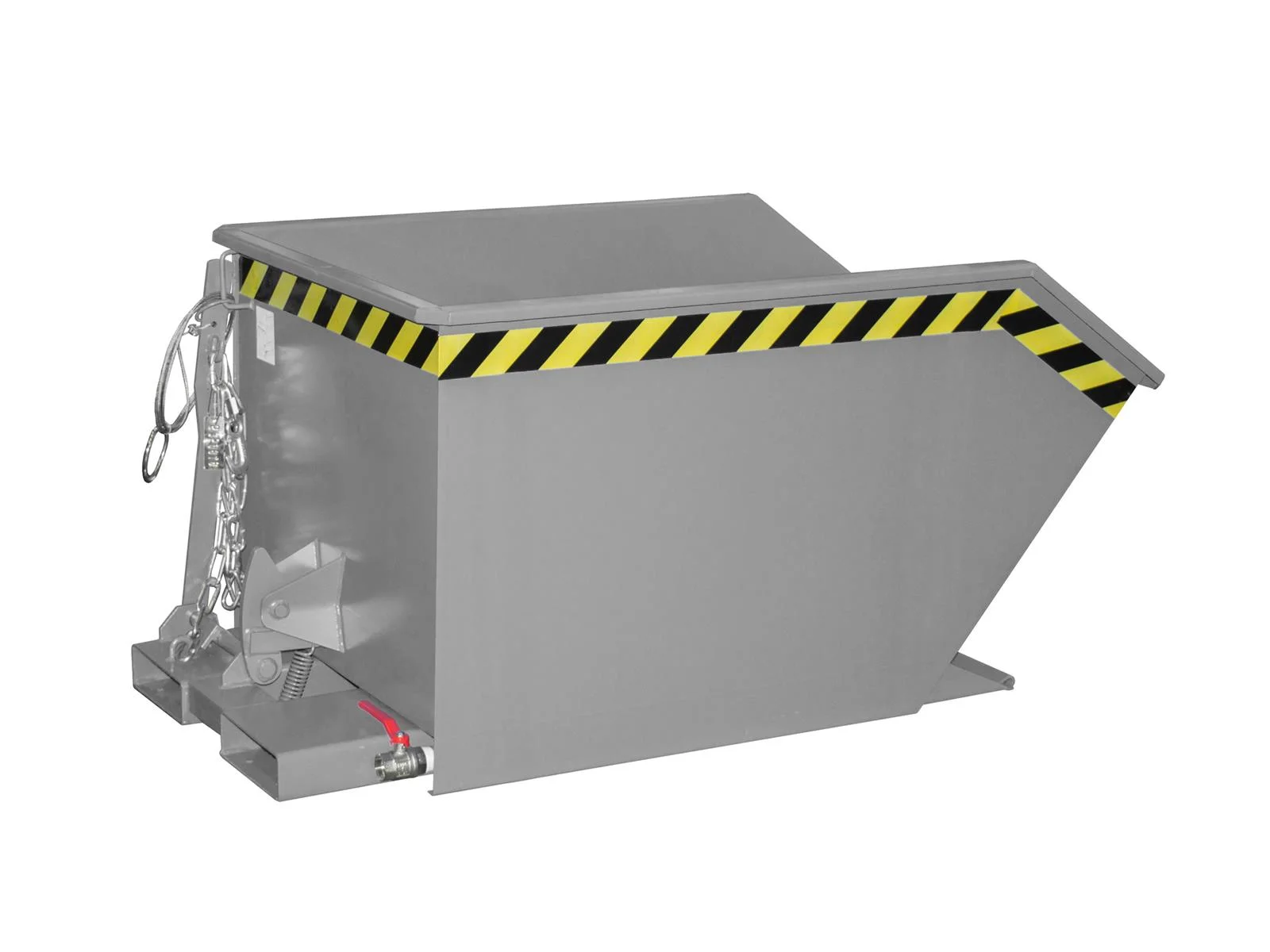 Chip Container SGU 50 0.50m³ 1440x780x680mm RAL 7005 Mouse Grey