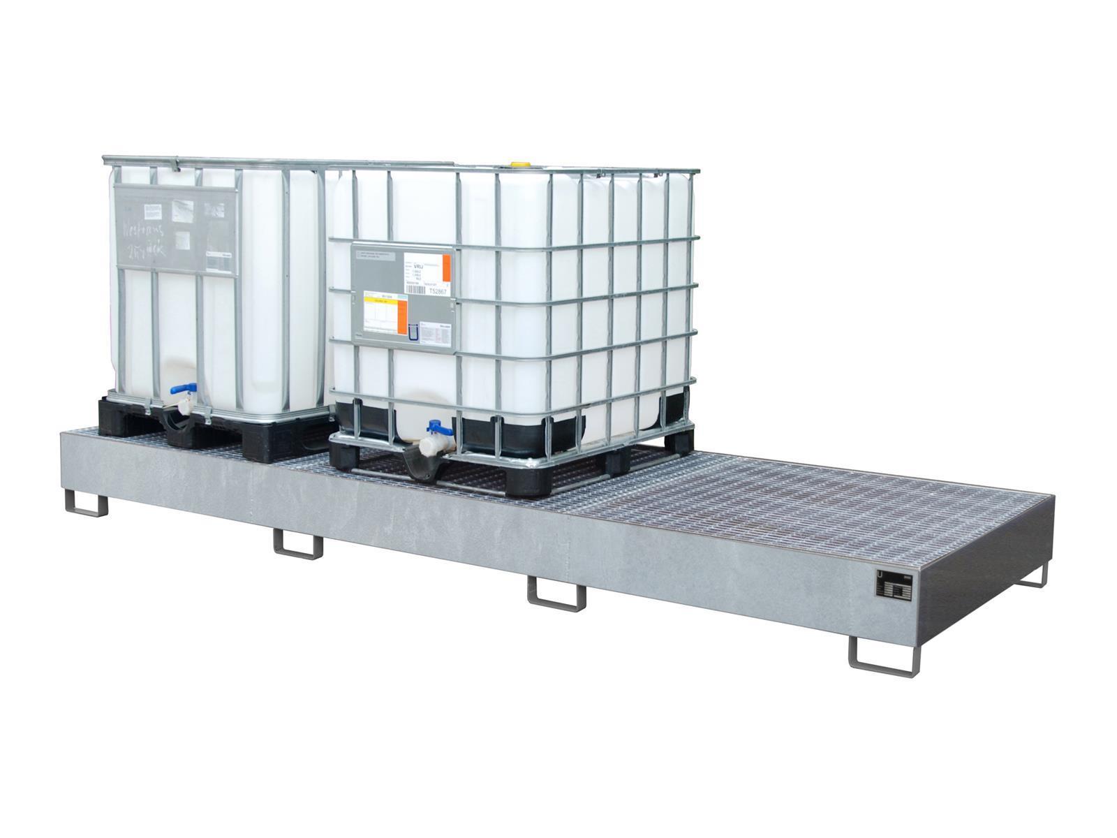 Auffangwanne 3850x1300x340mm 1000 Liter Typ AW lackiert AW1000-3 feuerverzinkt
