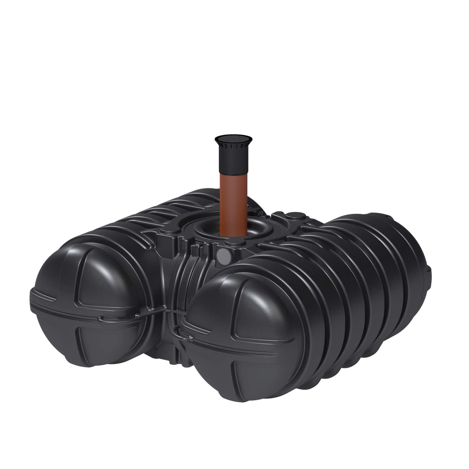 Sammelgrube Twinbloc 3500 Liter mit Schacht DN 200 oder 600 und Deckel von Roth Sammelgrube Twinbloc 3500 Liter mit Schacht DN 200 oder 600 und Deckel von Roth