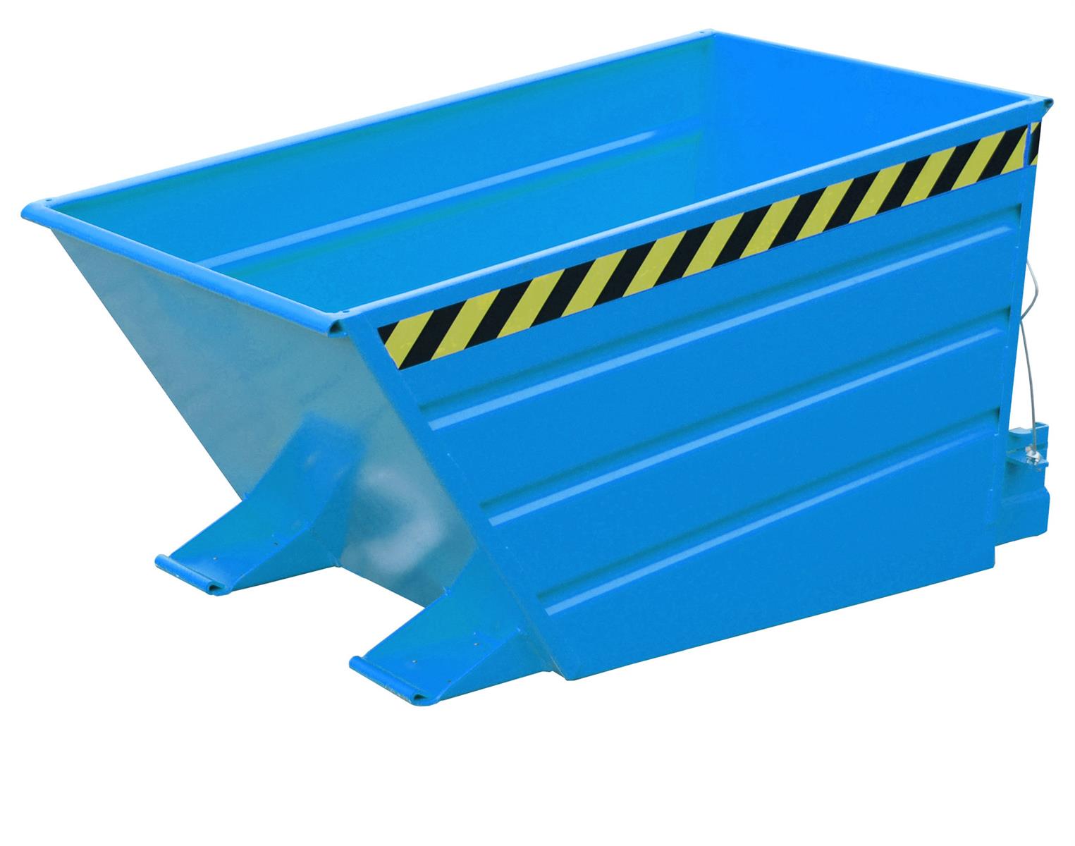 Kippbehälter VD 500 0,50m³ 1375x800x730mm RAL 5012 Lichtblau