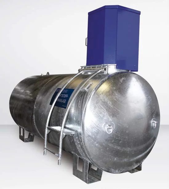 Scala per impianto di alimentazione di carburante KA Rietberg, tanksilo, stainless steel tank, fuel storage tank, industrial tank, pressure vessel