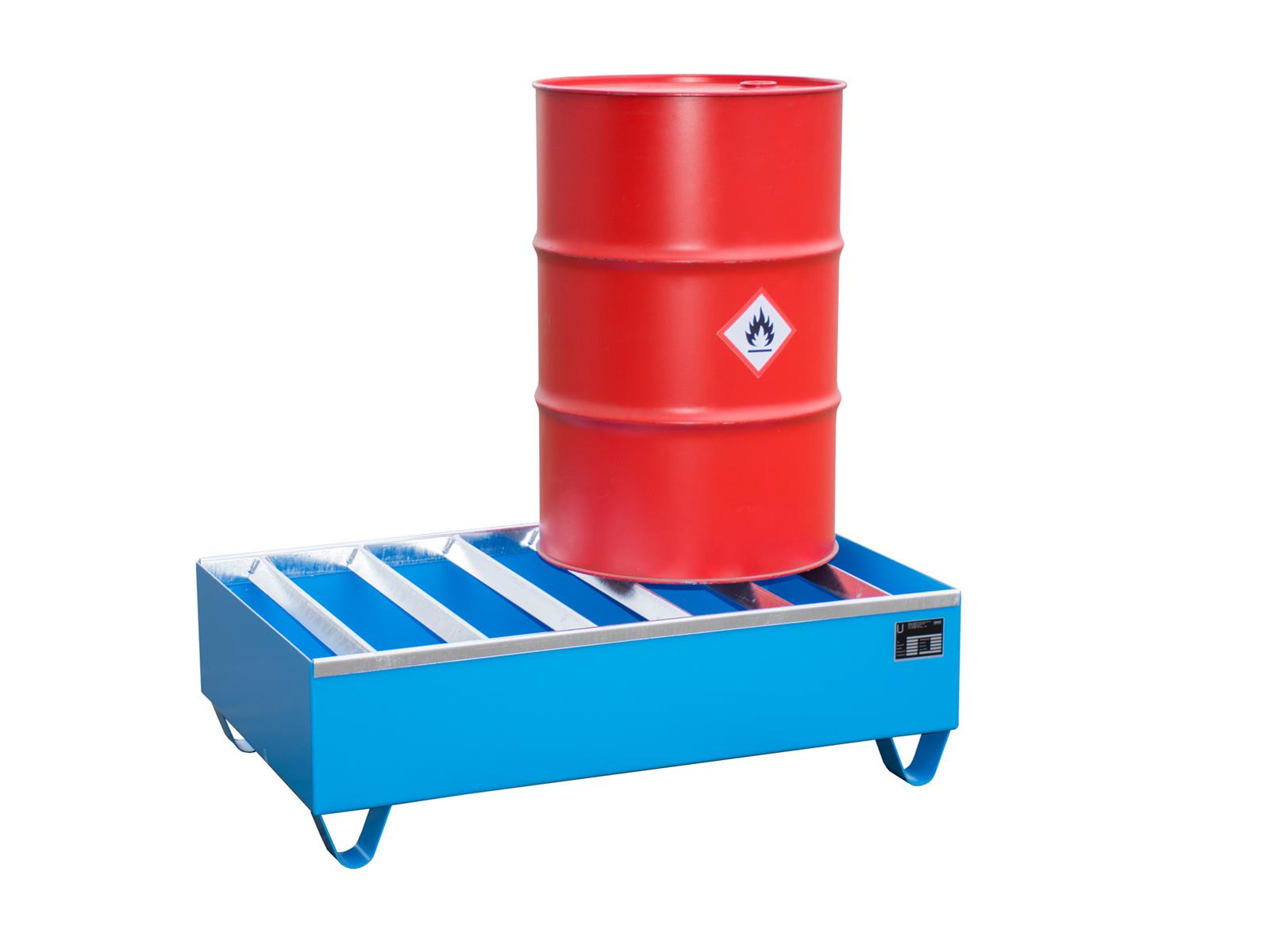Profilwanne 1200x800x360mm 224 Liter Typ PW 200-2 RAL 5012 Lichtblau