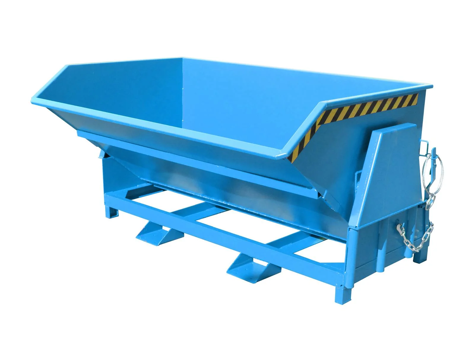 Contenitore ribaltabile BK 200, 2 m³, 1670 × 2150 × 1175 mm, RAL 5012 Blu chiaro