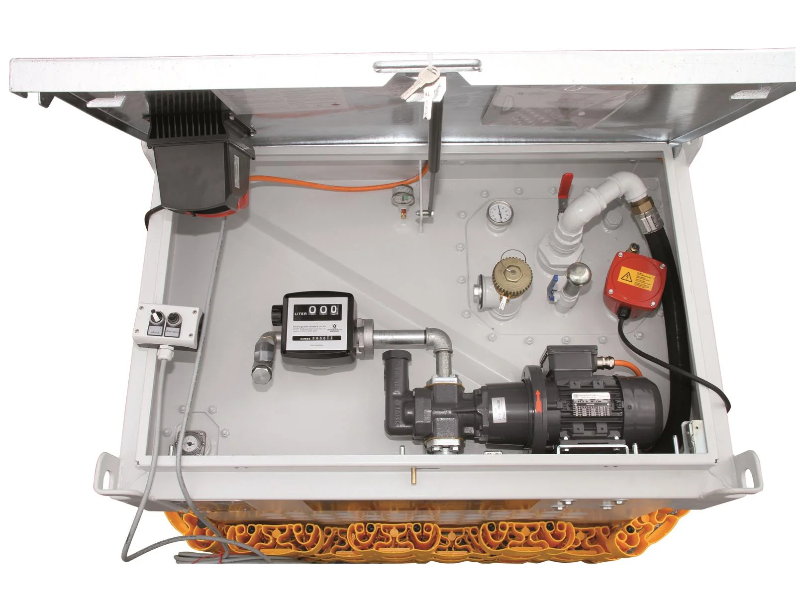 Impianto portatile per serbatoio d'olio da 1000 litri QUADRO-OEL Rietbergwerke Seppeler