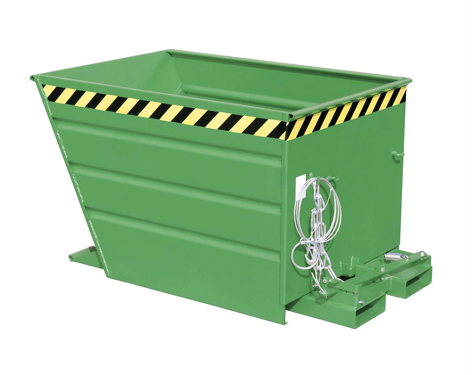 Contenitore ribaltabile VG 550 0,55 m³ 1370x800x730 mm RAL 6011 Verde Reseda