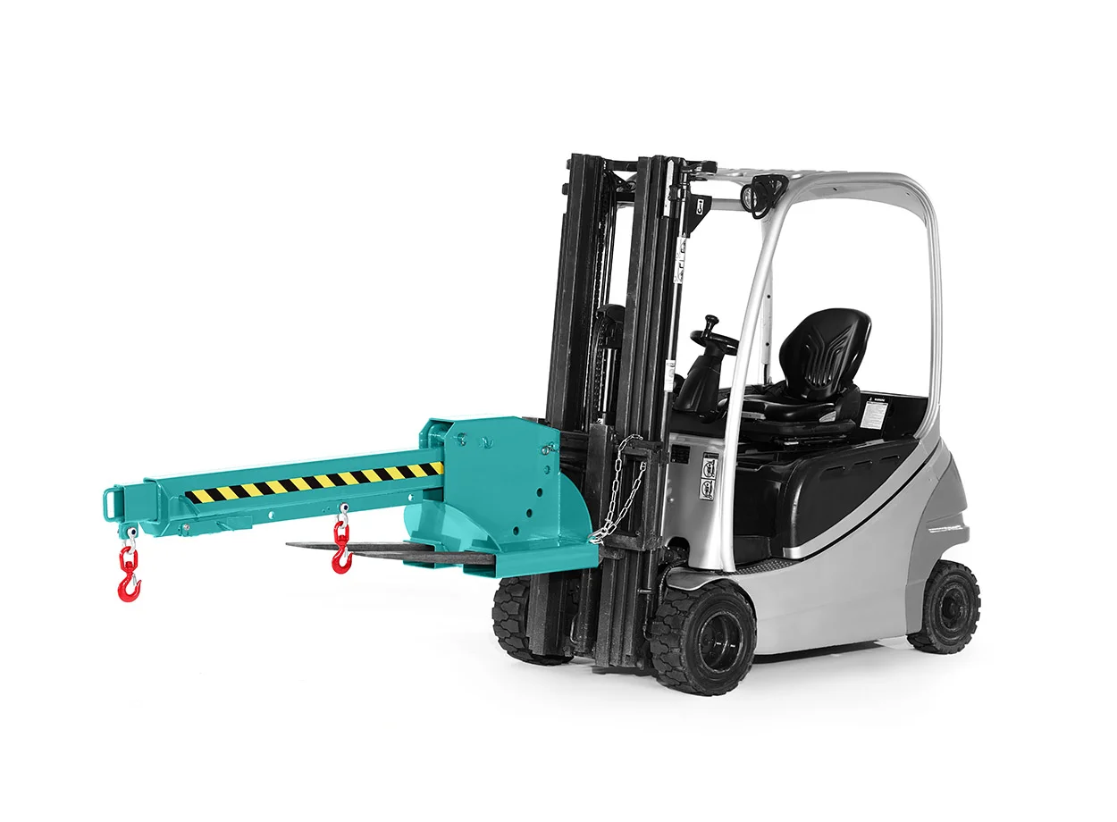 Kranarm Typ RKT - höhenverstellbar RKT3 RAL 5018 Türkisblau