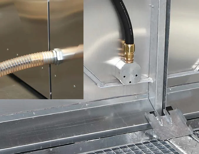 Sistema a doppio tubo - Accessori per punto di rifornimento carburante KAP-ECO e KAP-GIRO, Edelstahl, Industrieller Schlauch, Verbindung, Ventil, Ausrüstung