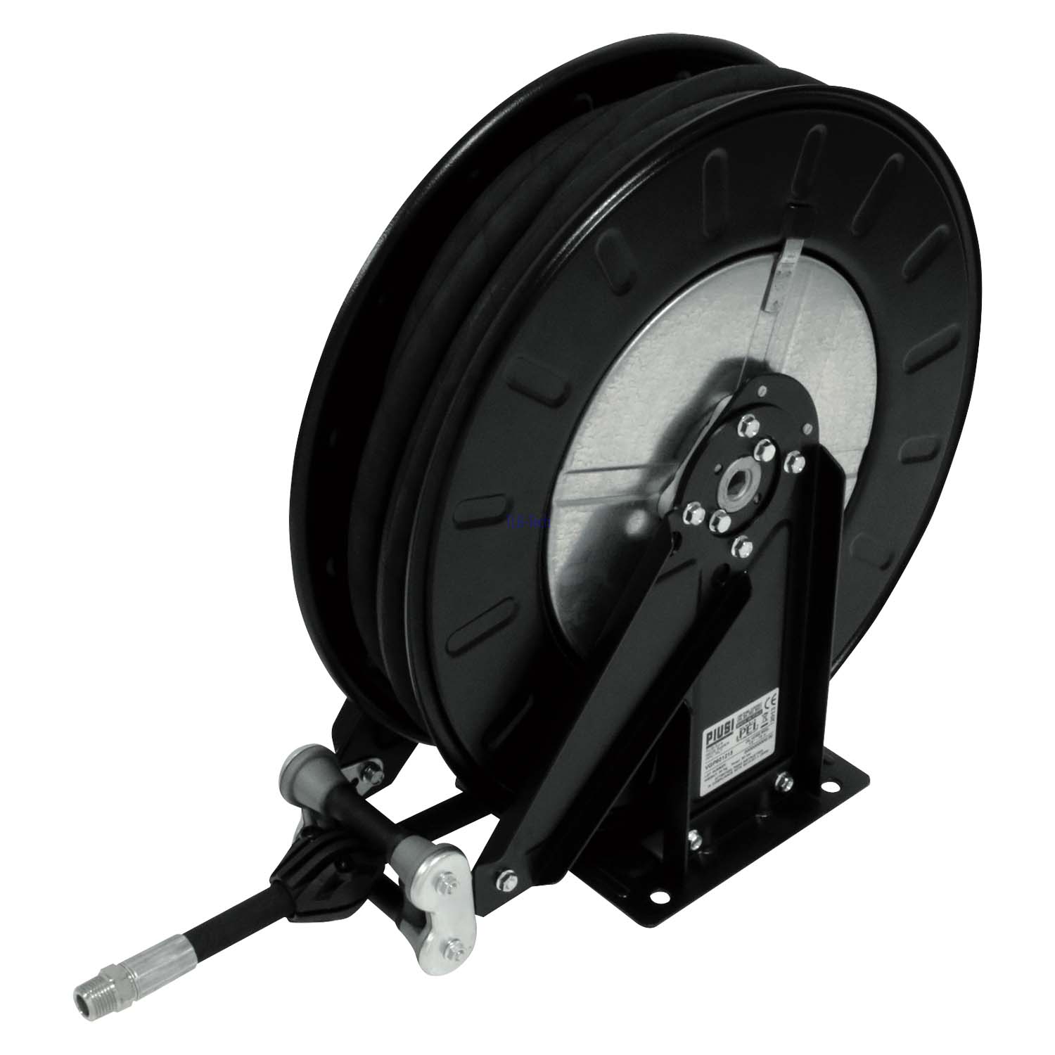 PIUSI Schlauchaufroller 60 bar fĂĽr max. 15 m 1/2" Ă–lschlauch ohne Schlauch PIUSI Schlauchaufroller 60 bar mit 15 m 3/4" Ă–lschlauch mit Schlauch
