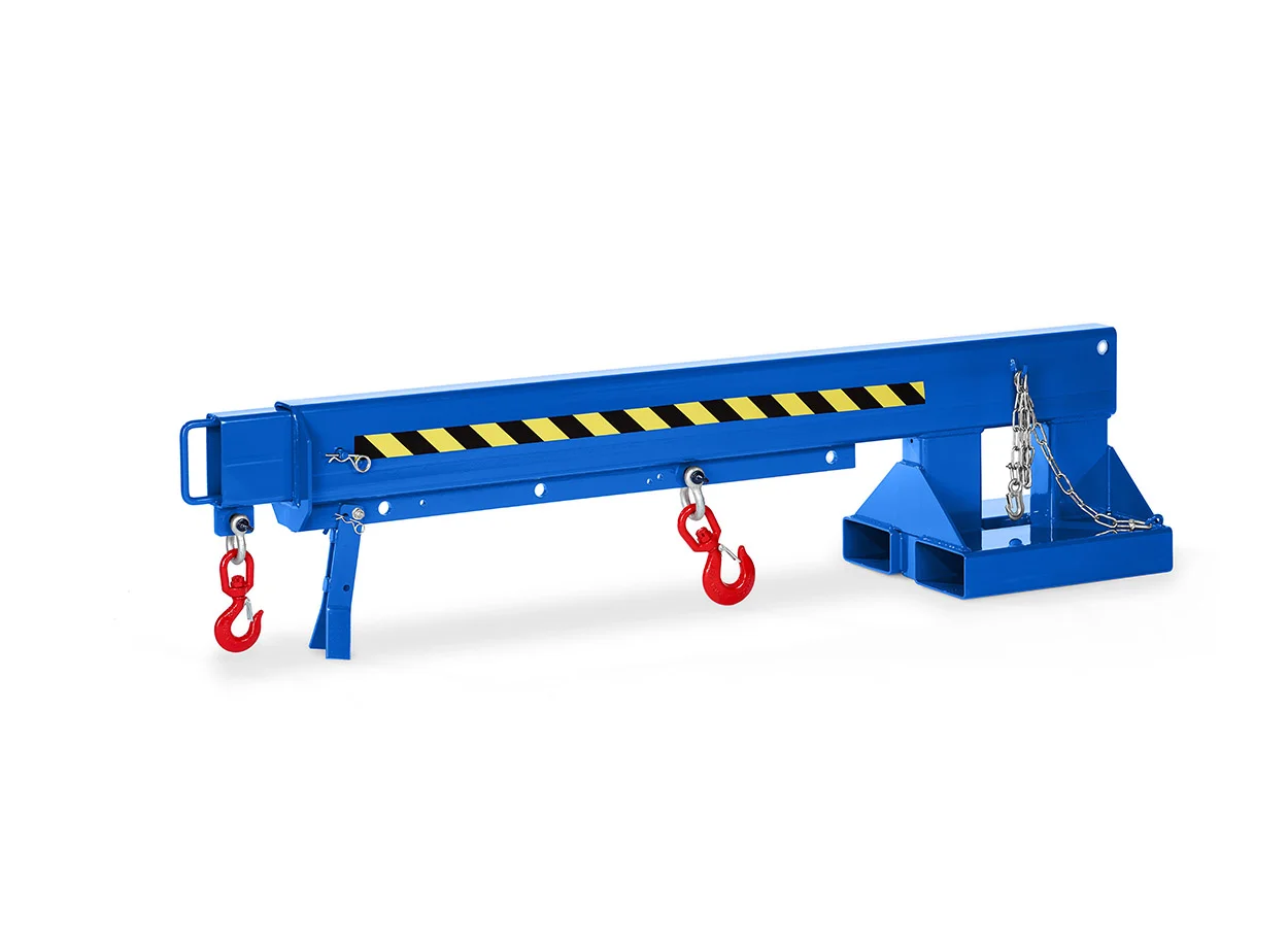 Braccio di gru tipo RKA per carrello elevatore RKA3 RAL 5010 Enzianblau