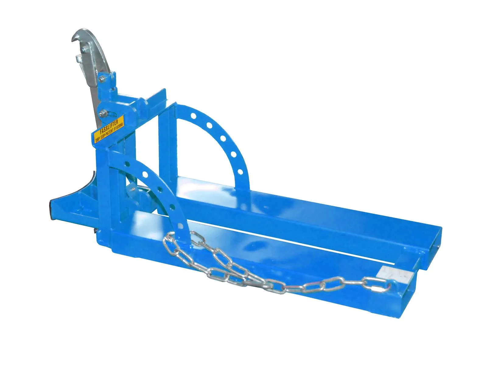 Drum Lifter RS 60 1050x410x560mm for 1x 200 Liter Drum RAL 5012 Light Blue