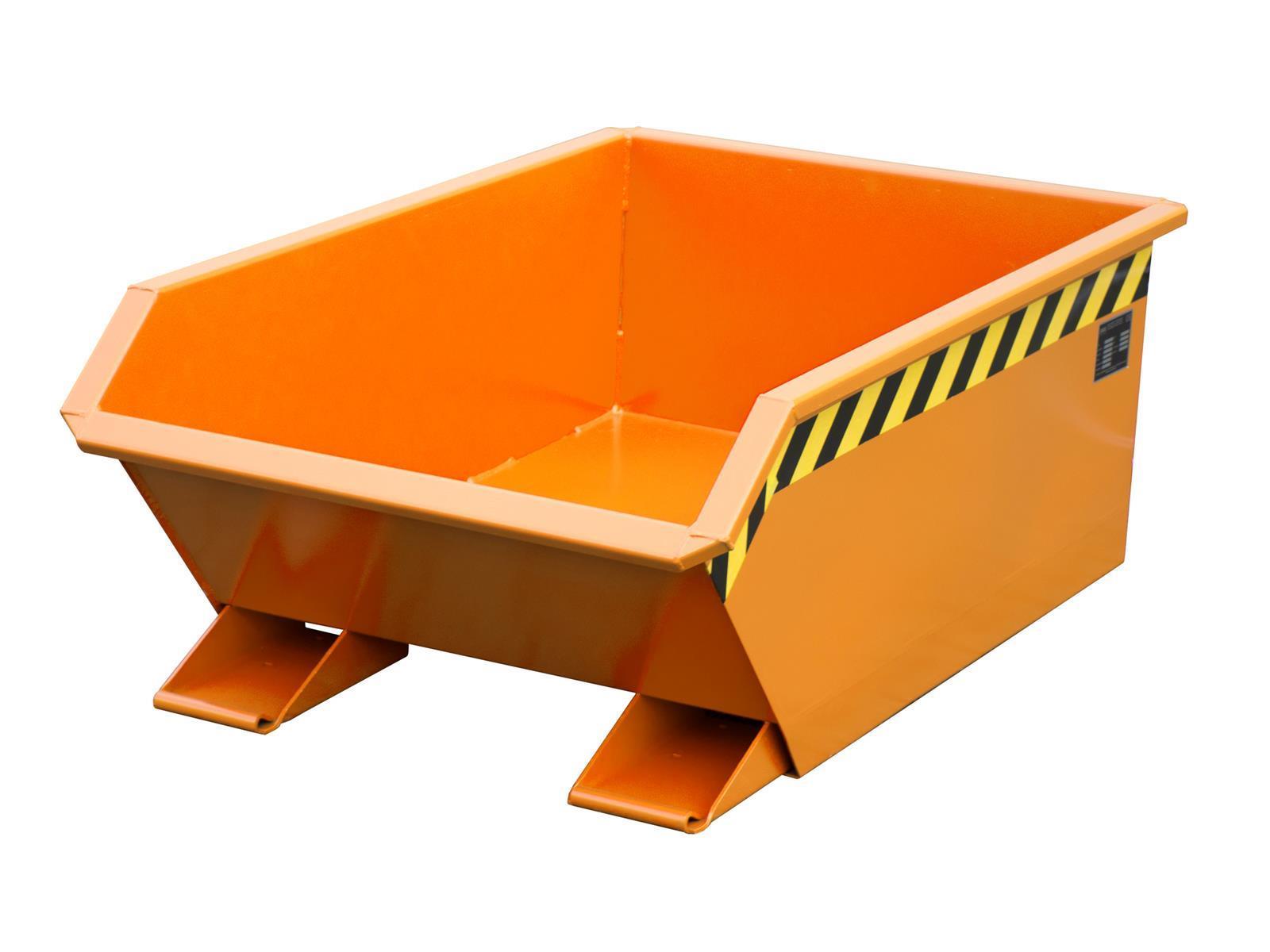 Mini-Kippbehälter MGU 270 0,27m³ 1385x780x450mm Mini-Kippbehälter MGU 270 0,27m³ 1385x780x450mm RAL 2000 Gelborange