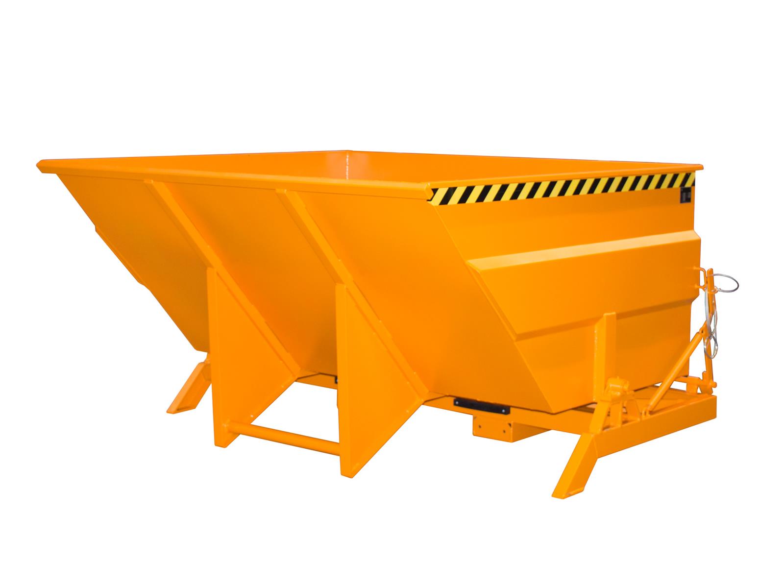Kippbehälter BKC 300 3m³ 2310x2280x1220mm Großraumbehälter RAL 2000 Gelborange