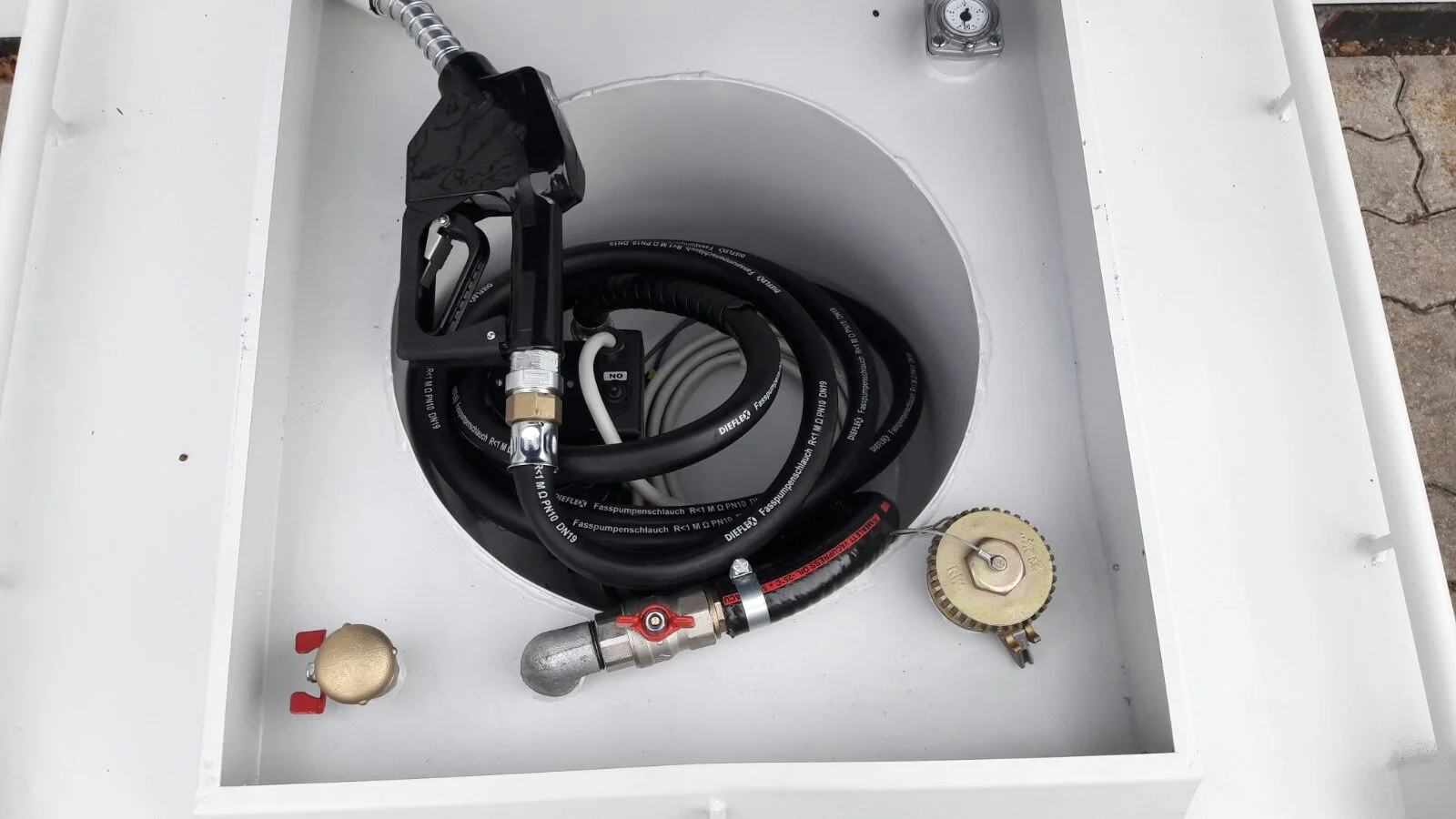 Contenitore di carburante CONTY eco 200 - Stazione di rifornimento mobile per diesel Rietberg