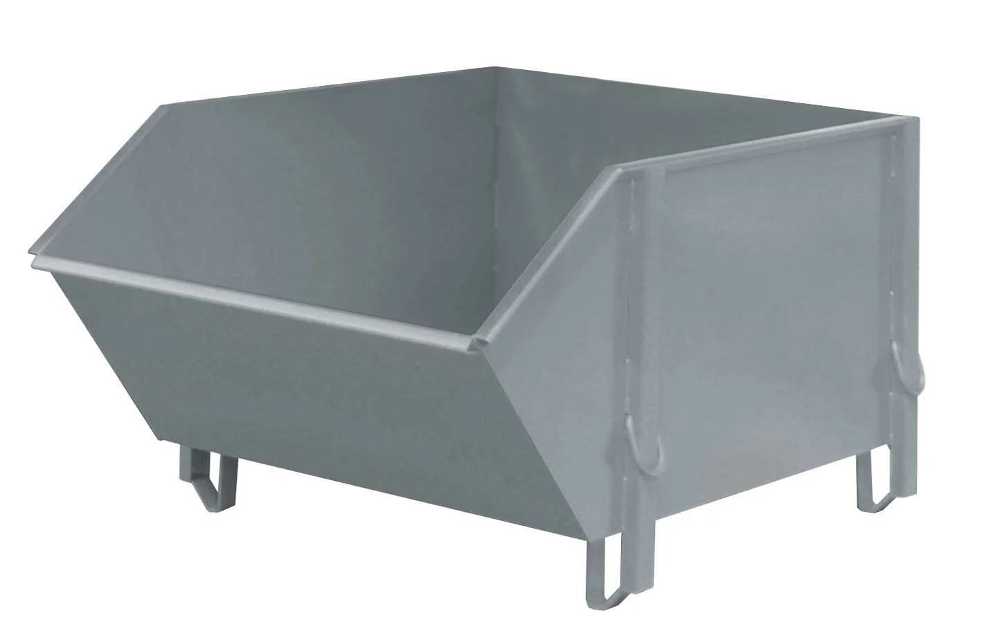 Construction Material Container BBG 100 1.00m³ 1515x1070x800mm RAL 7005 Mouse Grey