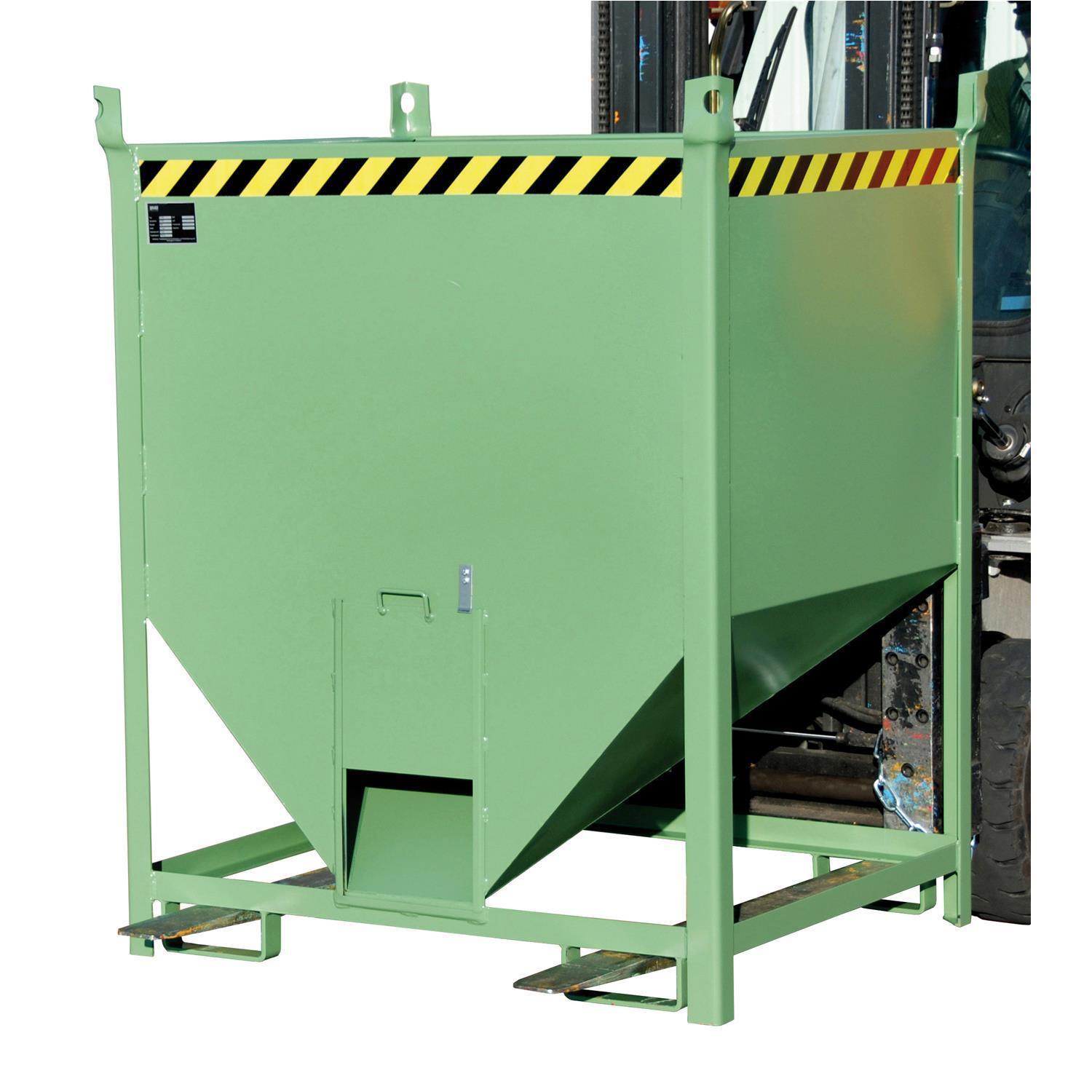 Silobehälter SGS 50 0,50m³ 1000x1200x1025mm Silobehälter SGS 100 1,00m³ 1000x1200x1495mm