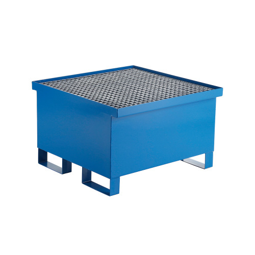 Auffangwanne für ein Fass 800x800x400/500mm 216 Liter, lackiert Auffangwanne für ein Fass 800x800x400/500mm 216 Liter, lackiert
